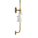 Two Light Wall Sconce from the Sylvia Collection in White Finish by Kichler