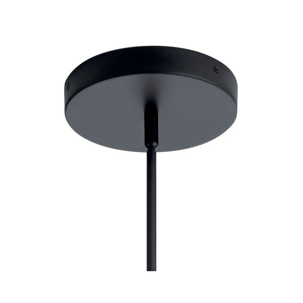 LED Foyer Pendant from the Calters Collection in Black Finish by Kichler