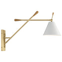 One Light Wall Sconce from the Finnick Collection in Champagne Gold Finish by Kichler