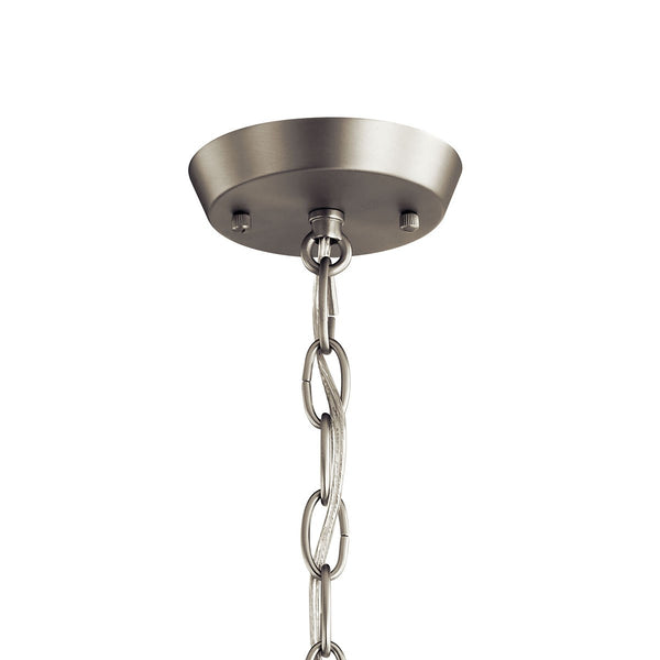 Five Light Chandelier from the Kennewick Collection in Brushed Nickel Finish by Kichler