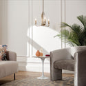 Three Light Chandelier from the Kimrose Collection in Brushed Natural Brass Finish by Kichler