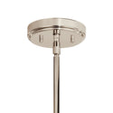 Six Light Chandelier from the Kimrose Collection in Polished Nickel Finish by Kichler