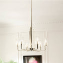 Six Light Chandelier from the Kimrose Collection in Polished Nickel Finish by Kichler