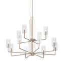 12 Light Chandelier from the Kimrose Collection in Polished Nickel Finish by Kichler