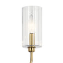 Ten Light Linear Chandelier from the Kimrose Collection in Brushed Natural Brass Finish by Kichler