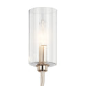 Ten Light Linear Chandelier from the Kimrose Collection in Polished Nickel Finish by Kichler