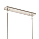 Ten Light Linear Chandelier from the Kimrose Collection in Polished Nickel Finish by Kichler