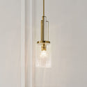 One Light Mini Pendant from the Kimrose Collection in Brushed Natural Brass Finish by Kichler