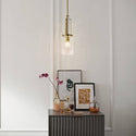 One Light Mini Pendant from the Kimrose Collection in Brushed Natural Brass Finish by Kichler