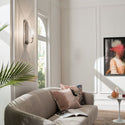 One Light Wall Sconce from the Kimrose Collection in Polished Nickel Finish by Kichler