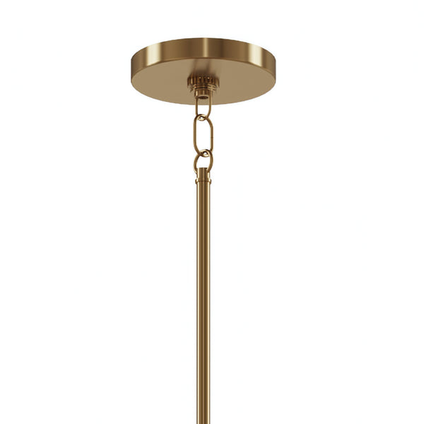 Ten Light Chandelier from the Emmala Collection in Brushed Natural Brass Finish by Kichler