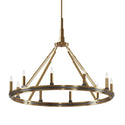 Ten Light Chandelier from the Emmala Collection in Brushed Natural Brass Finish by Kichler