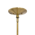 Six Light Chandelier from the Torvee Collection in Brushed Natural Brass Finish by Kichler