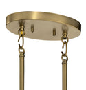 Eight Light Chandelier from the Tolani Collection in Brushed Natural Brass Finish by Kichler