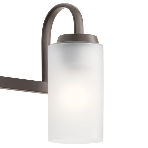 Three Light Bath from the Kennewick Collection in Olde Bronze Finish by Kichler