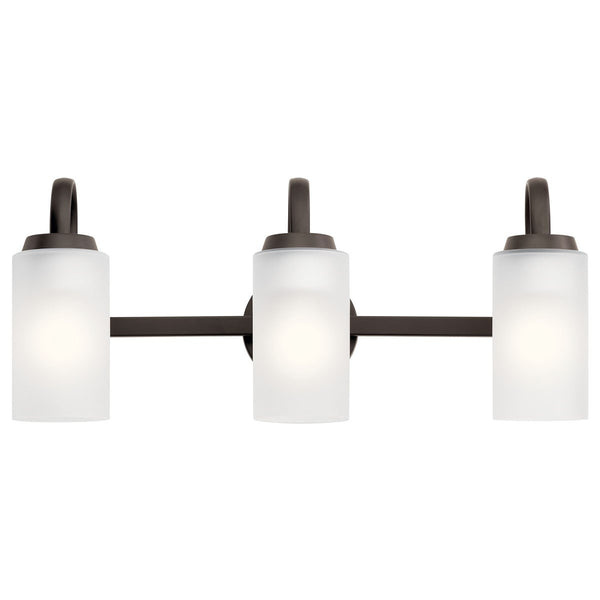 Three Light Bath from the Kennewick Collection in Olde Bronze Finish by Kichler
