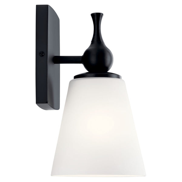 One Light Wall Sconce from the Cosabella Collection in Polished Nickel Finish by Kichler
