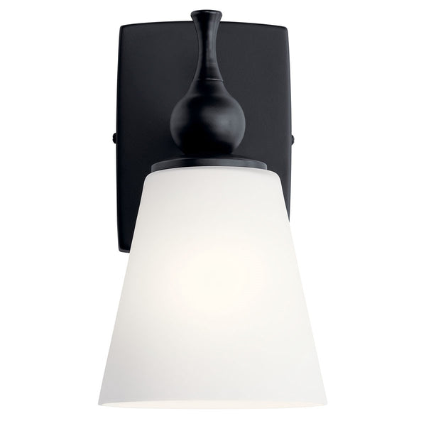 One Light Wall Sconce from the Cosabella Collection in Polished Nickel Finish by Kichler