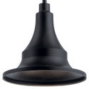 One Light Outdoor Pendant from the Hampshire Collection in Textured Black Finish by Kichler