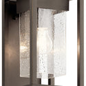 One Light Outdoor Wall Mount from the Mercer Collection in Olde Bronze Finish by Kichler
