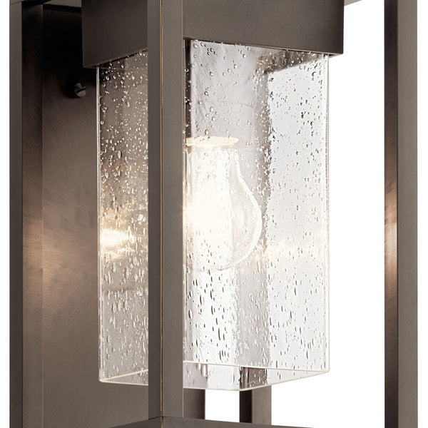 One Light Outdoor Wall Mount from the Mercer Collection in Olde Bronze Finish by Kichler