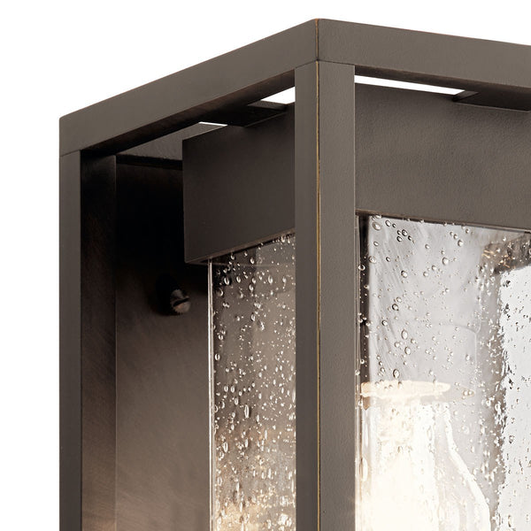One Light Outdoor Wall Mount from the Mercer Collection in Olde Bronze Finish by Kichler