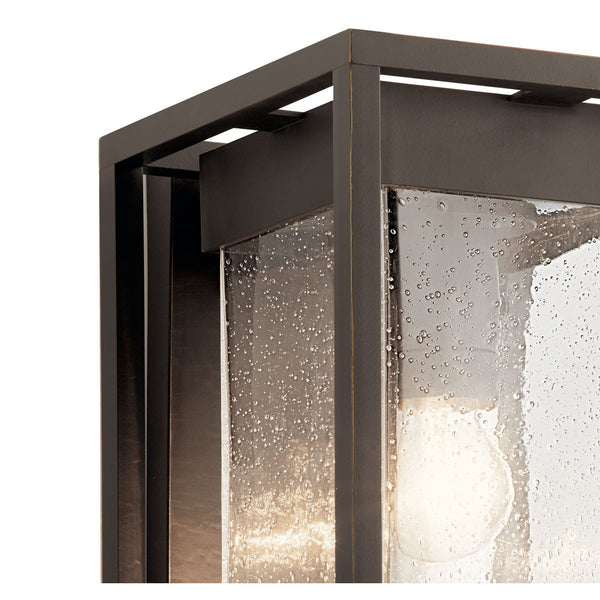 One Light Outdoor Wall Mount from the Mercer Collection in Olde Bronze Finish by Kichler