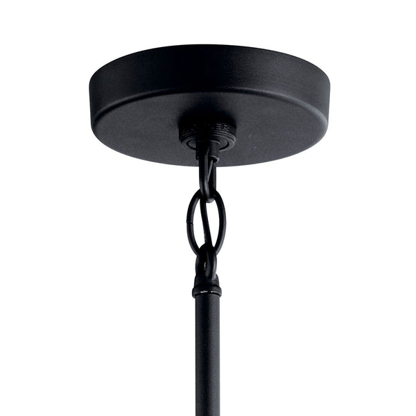 One Light Outdoor Pendant from the Camillo Collection in Textured Black Finish by Kichler