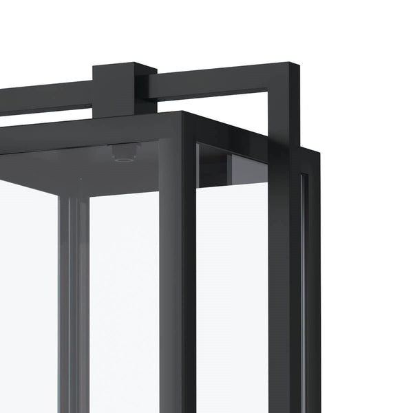 One Light Outdoor Post Mount from the Goson Collection in Black Finish by Kichler