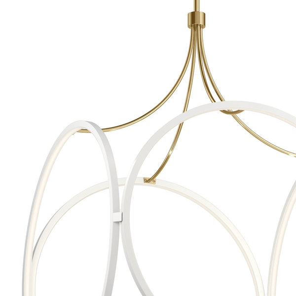 LED Pendant from the CIRI Collection in White Finish by Kichler
