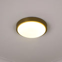 LED Flush Mount from the Gabi BCB Collection in Brushed Champagne Bronze Finish by Golden