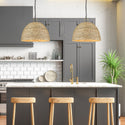 Five Light Pendant from the Rue Collection in Matte Black Finish by Golden