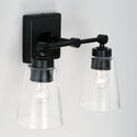 Two Light Vanity from the Rory Collection in Matte Black Finish by Capital Lighting