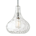 One Light Pendant in Polished Nickel Finish by Austin Allen