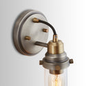 One Light Wall Sconce in Antique Nickel Finish by Austin Allen