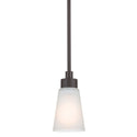One Light Mini Pendant from the Erma Collection in Olde Bronze Finish by Kichler