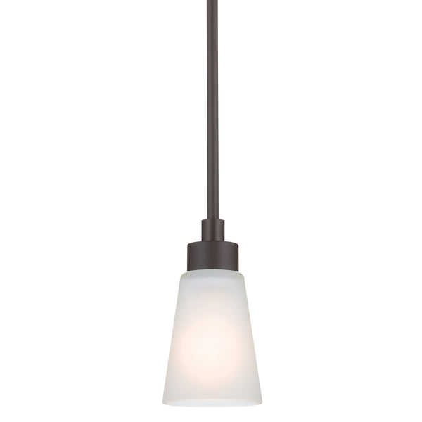 One Light Mini Pendant from the Erma Collection in Olde Bronze Finish by Kichler