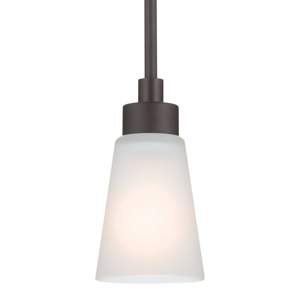 One Light Mini Pendant from the Erma Collection in Olde Bronze Finish by Kichler