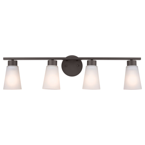 Four Light Bath from the Stamos Collection in Olde Bronze Finish by Kichler