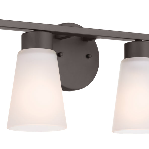 Four Light Bath from the Stamos Collection in Olde Bronze Finish by Kichler