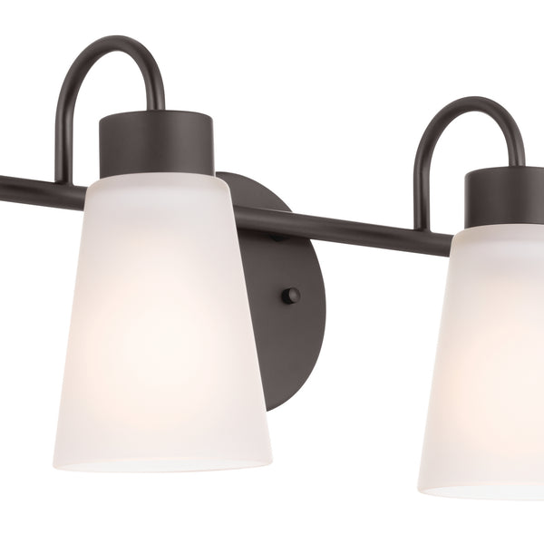 Four Light Bath from the Erma Collection in Olde Bronze Finish by Kichler