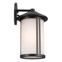One Light Outdoor Wall Mount from the Lombard Collection in Black Finish by Kichler