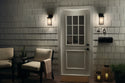 One Light Outdoor Wall Mount from the Lombard Collection in Black Finish by Kichler