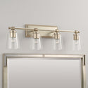 Four Light Vanity from the Breigh Collection in Brushed Champagne Finish by Capital Lighting