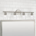 Four Light Vanity from the Dena Collection in Brushed Nickel Finish by Capital Lighting