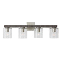 Four Light Vanity from the Sawyer Collection in Carbon Grey and Matte Nickel Finish by Capital Lighting