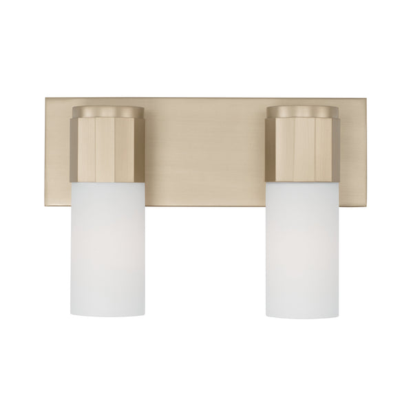 Two Light Vanity from the Sutton Collection in Soft Gold Finish by Capital Lighting