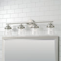 Four Light Vanity from the Madison Collection in Brushed Nickel Finish by Capital Lighting