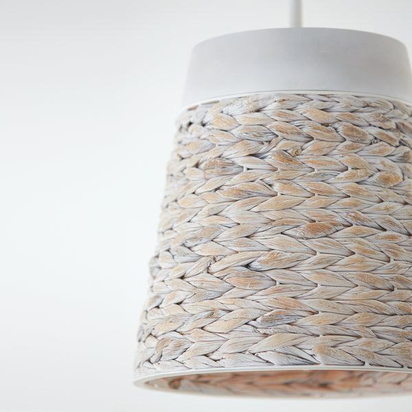 One Light Pendant from the Tallulah Collection in Chalk Wash Finish by Capital Lighting