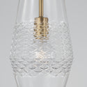 One Light Pendant from the Dena Collection in Aged Brass Finish by Capital Lighting